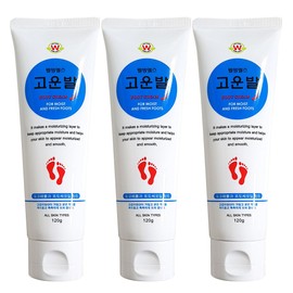 Wellbeing Health Goun Foot Foot Cream 120gX3 Foot Cream/Foot Moisturizer / 웰빙헬스  고운발 풋크림 120gX3개 발크림/발보습