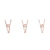 60pcs Wire Clothes Pins Antislip Creativity Metal Wire Hollow Out