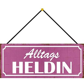 Schatzmix Tin-Plate Sign, Sheet metal, Multicoloured, 27x10 cm