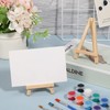 PLAZOTTA 24 Pack 6" Small Art Easel Stand, Tabletop Wooden