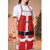 Rayson Aprons Christmas Adjustable Bib Apron Chefs BBQ Apron for