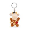 NICI Giraffe Keyring with Heart 5 cm