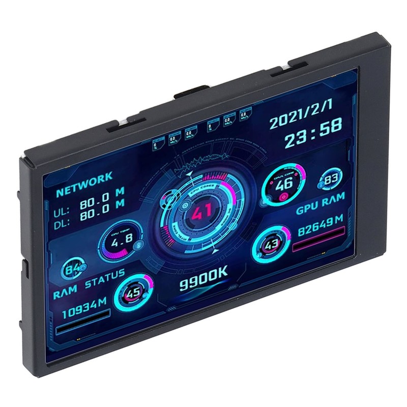 3.5in Display Screen Monitor Set 360° Rotatable IPS Full View
