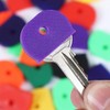 32Pcs Rubber Keycaps Silicone Key Identifier Caps Coloured Key Covers,Half