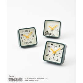 BRUNO PEANUTS BCA031-DR Comic Alarm Clock, Green Type, Other, No Size