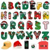26PCS Christmas Iron on Patches A-Z Iron On Christmas Chenille