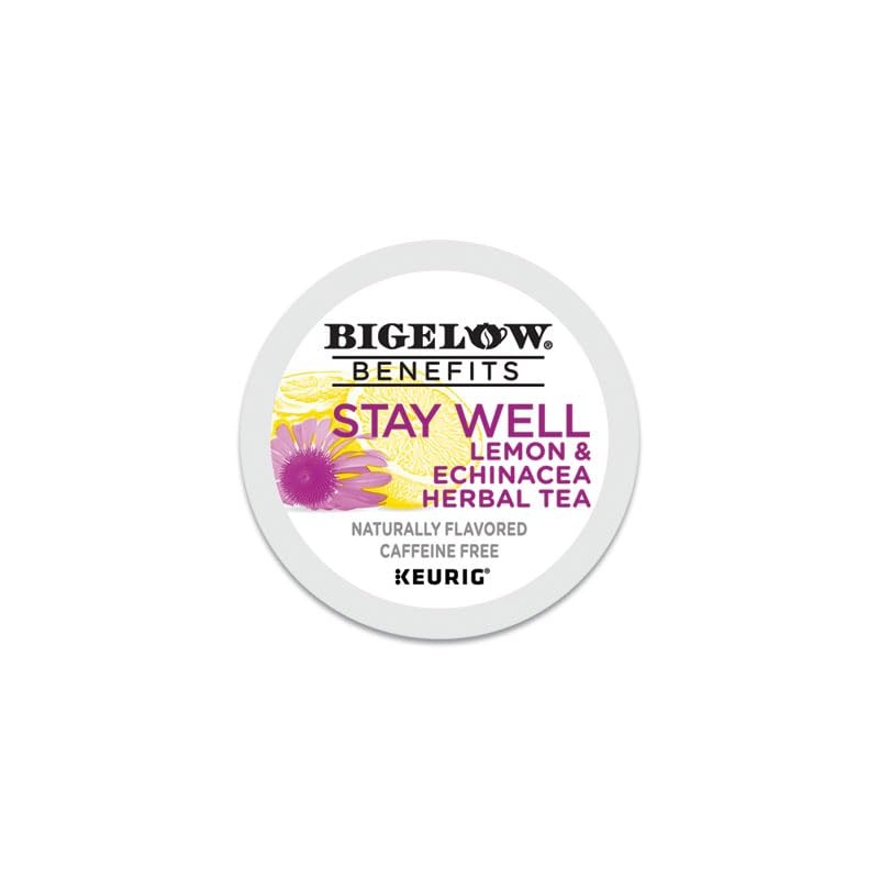 Bigelow Benefits Lemon & Echinacea Herbal Tea K-Cup Pods, 22