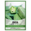 Gardeners Basics, Okra Seeds for Planting - Clemson Spinless Heirloom,