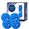 QUEMUIA Indoor Pickleball Balls,26 Holes Indoor Pickleballs USAPA Approved,4-Pack High