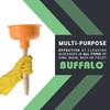 Buffalo - Premium Orange Cup Drain Plunger - Heavy Duty