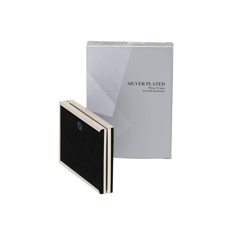 8 x 6-inch Silver Thin Edge DOUBLE LANDSCAPE Photo Frames