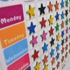 Fridge Magnets Pack of 35 Star Cool Magnets Cute Colourful