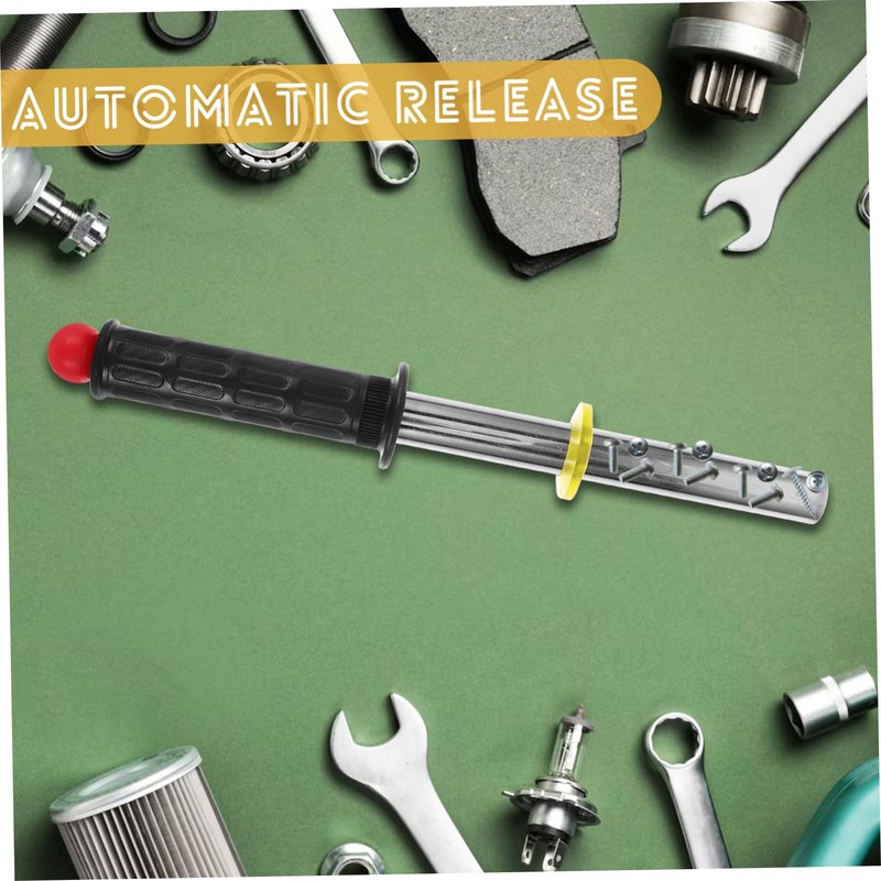 Operitacx Nail Sweeper Telescoping Pickup Tool Extendable Black Powerful Magnetism