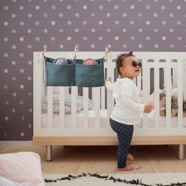 Changing Table Organizer | Crib Bedside Caddy Organizer,Portable Nursery Bassinet Accessories for Indoor Home Travel Kids' Room