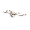 Joossnwell Modern LED Vanity Lights Nickel Finish, 3-Light Bathroom Lighting