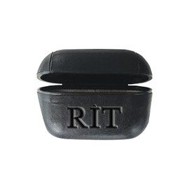 Rochester Institute of Technology V3 Leather Earbud Case (Compatible with Airpod Pro), Black, Alumni V2
