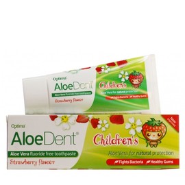 Optima Aloe Dent Strawberry Childrens Toothpaste,100ml