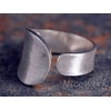 NicoWerk SRI323 Women's Silver Ring 925 Sterling Silver Subtle Oval