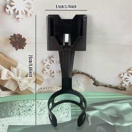 AIMALL Adjustable Car Cup Phone Holder - Universal 360 Degree Rotating Cell Phone Mount, 3.74 x 9.84 Inches, Black