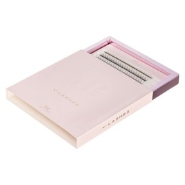 MANY BEAUTY Falsche Wimpern Cluster 400 Stück - Einzelne Wimpern Extensions Set 8-14mm - Cluster Lashes für Wimpernverlängerung - V-Flechtung Künstliche Wimpern (0,07 CC)