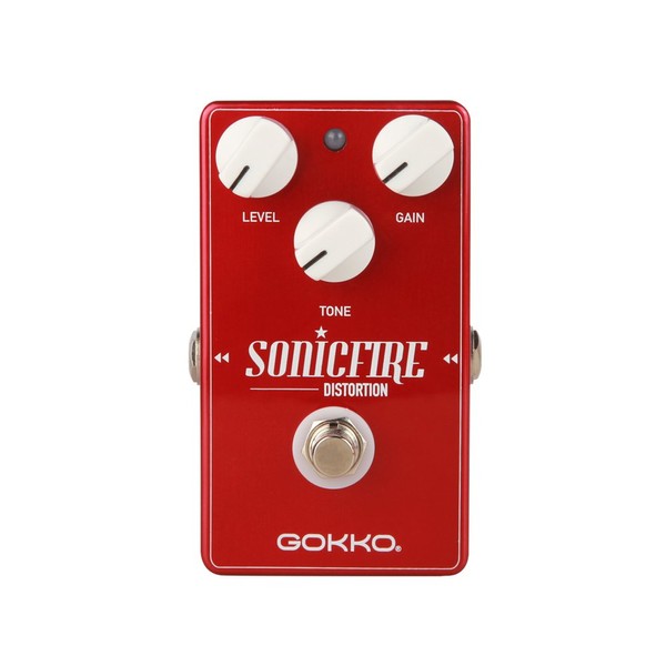 GOKKO Sonicfire Distortion Pedal - Hot-Rodded Tone for Rock, Metal,