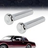 PIT66 Cars Door Lock Knobs Compatible with GM 1971-1988 Chrome