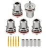 Vecys 5pcs N Bulkhead Female Crimp RF Connector 50 Ohm