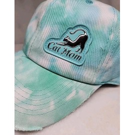 Pit Bull Nwt Pit Bull Cat Mom Strapback Hat Cap Tie Dye Blue Colors