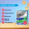 Uinkit 105Sheets Premium Clear Vinyl Sticker Paper for Inkjet Printer