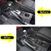 Aunginsy Central Control Gear Shift Panel Cover Cup Holder Trim
