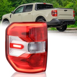 KAMDKI LH Tail Light LED Type Rear Lamp Fit for 2022 2023 2024 Ford Maverick Lariat Rear Lights Assembly With Bulbs Left Driver Side NZ6Z-13405-B NZ6Z-13405-D LH