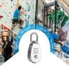 PATIKIL M30 Pulley Block, 2 Pack Single Pulley & Double