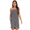 Kniffi Shower Wrap Robe for Women Bath Body Towel Wrap