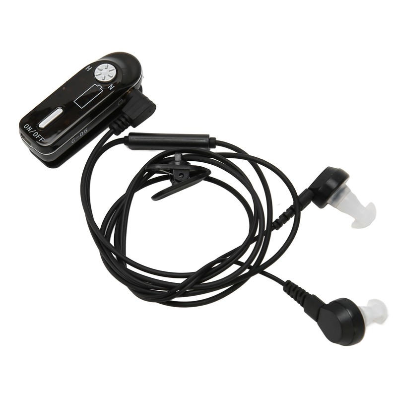 Rechargeable Sound Amplifier Noise Cancellation Clear Volume Adjustment Hearing Aid