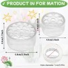 2 pcs Reusable transparent spiral flower arrangement brackets,Spiral Ikebana Stem