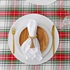 DII Wrinkle Resistant 20x20 Polyester Napkin, Pack of 6, White