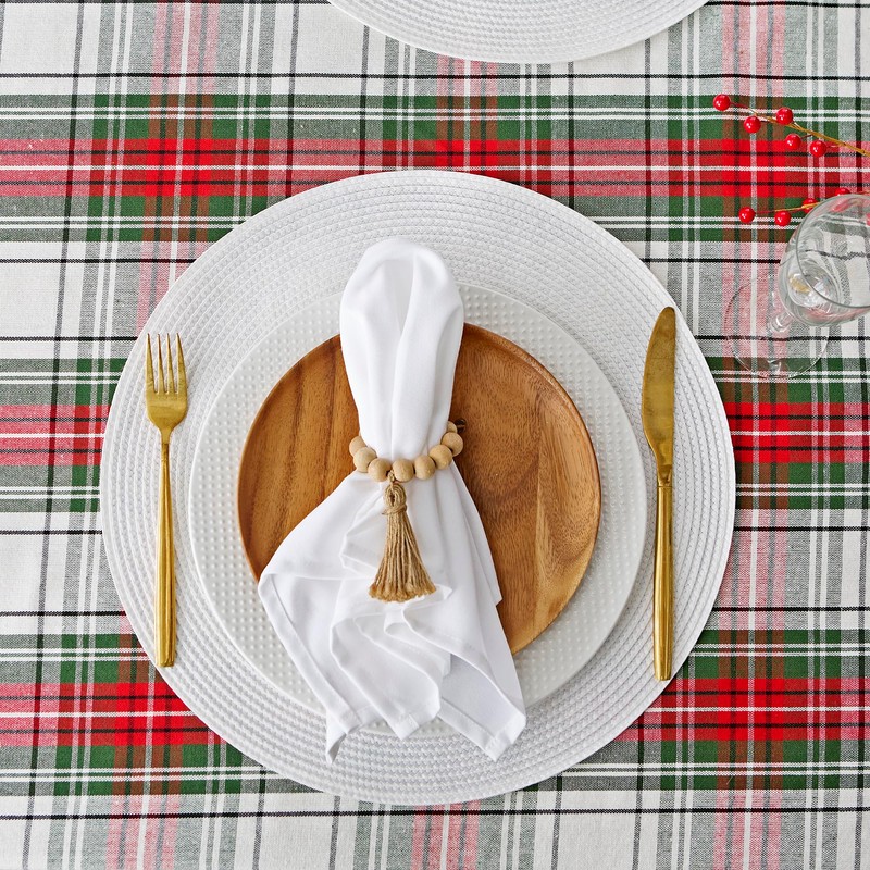 DII Wrinkle Resistant 20x20 Polyester Napkin, Pack of 6, White