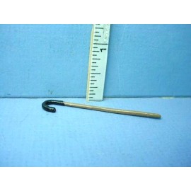 Reynold's Metal Miniatures Miniature Curved Handle Cane #163 Reynold's Painted Metal 1/12th