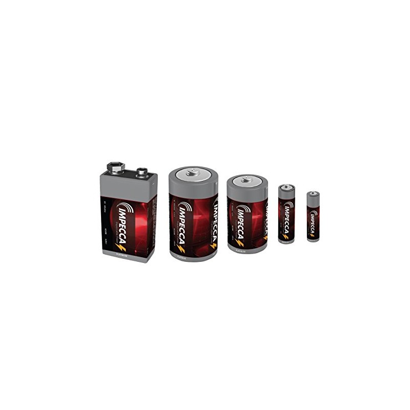 Impecca Double A Batteries (4 Pack) High Performance 1.5 Volt