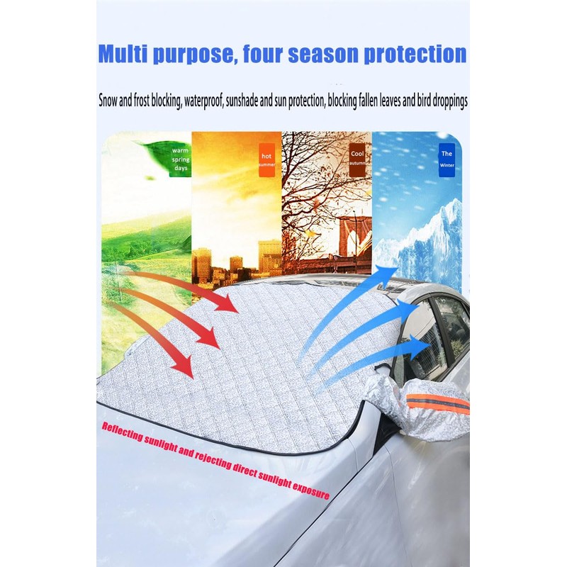 Car Sunshade, Snow Blocking, Antifreeze, Sun Protection, and Rainproof are