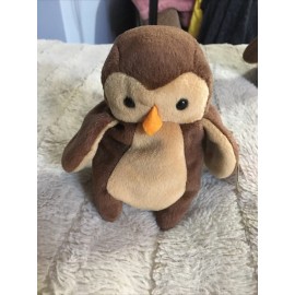 Ty Original Collector 1995 TY Beanie Baby Babies HOOT THE OWL 4073 Rare Errors Mint