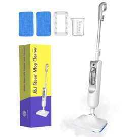 Steam Mop for Floor Cleaning, Effortless Ergonomic Design Floor Steamer for Hardwood and Tile, Adjustable Steam Modes, 1500W High Power, 16.4ft Cord, 400Ml XL Tank, 2 Washable Pad
