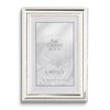Sonia Jewels Real Silver-plated Beaded Edge 4x6 Photo Frame 8.5"