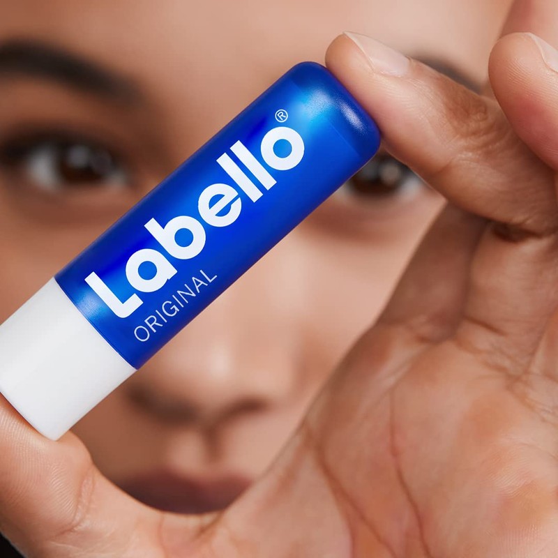 Labello Original (5.5 ml), Moisturising Lip Balm with Shea Butter