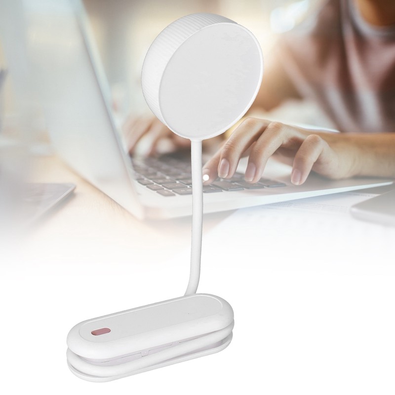LED Desk Lamp with Gooseneck Night Light 3 Color Stepless