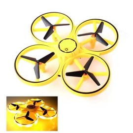 Firefly Drone with Gravity Sensor, Infrared Obstacle Avoidance, Cool Light, Altitude Hold, Throwing Fly Reaction, Remote Control