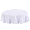 Home Direct Round Embossed Oilcloth PVC Wipe Clean Tablecloth Table