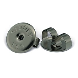 Ein Paar Ersatz-Verschlüsse für Studex-Stecker aus Edelstahl