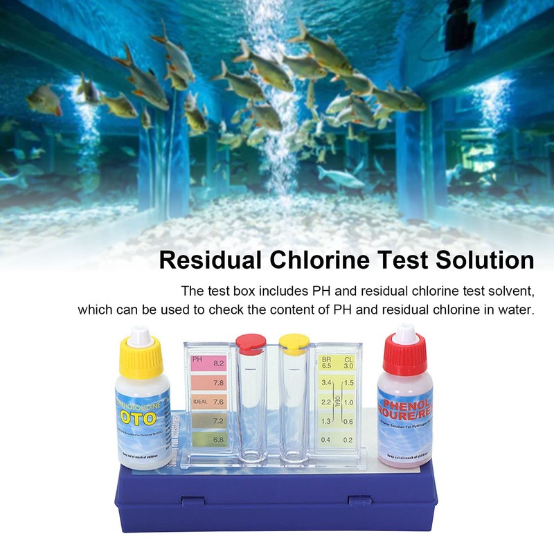 Water Quality Test Kit with PH Detection Solution for Aquariums,