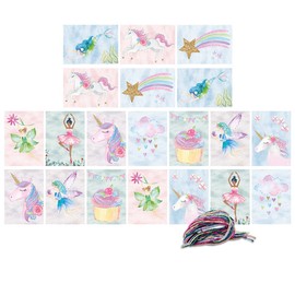 mikiprojekt® Prickelbilder ab 4 Jahren mit Garn zur Verwendung als Ausnähkarten I Sustainable Prickel- & Stickbilder für Kinder I Prickelkarten für Kinder in verschiedenen Motive I Embroidery